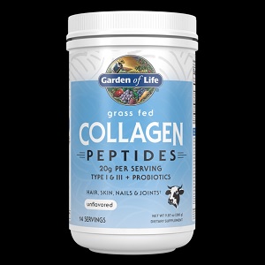 Garden of Life Grass-Fed Hydrolyzed Collagen Powder + Probiotics