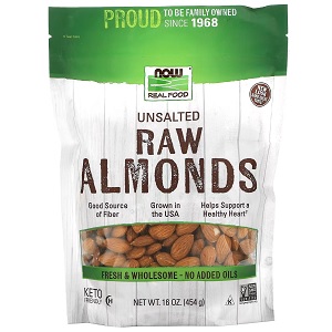 NOW Foods, Almonds, Raw and Unsalted