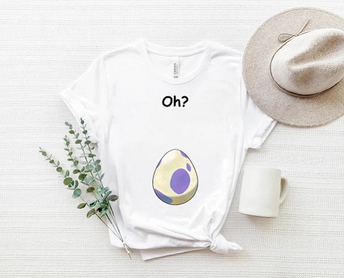 Pokemon Purple Egg Pregnancy T-Shirt